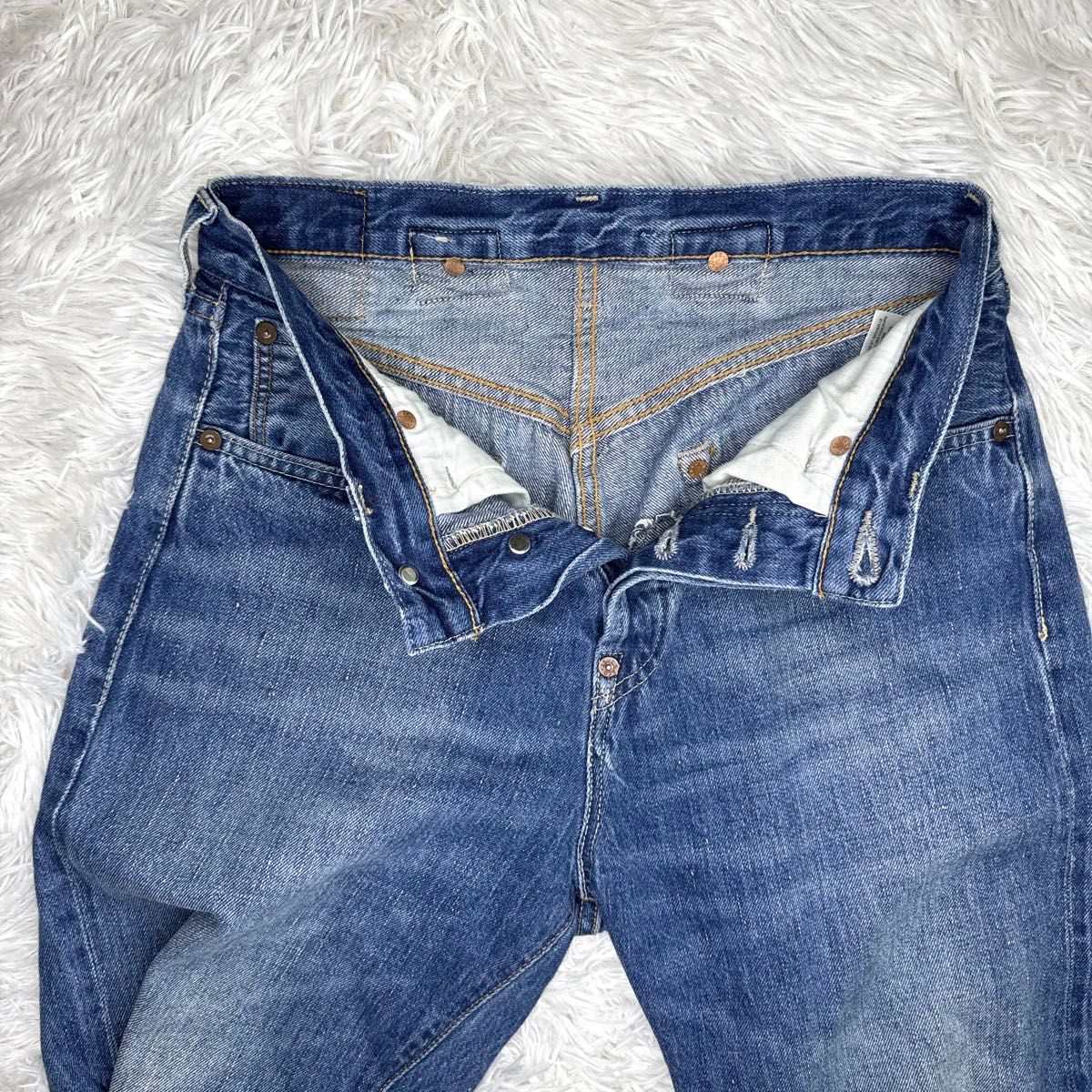 1937年モデル リーバイス 501XX ビックE 赤耳 革パッチ デニム