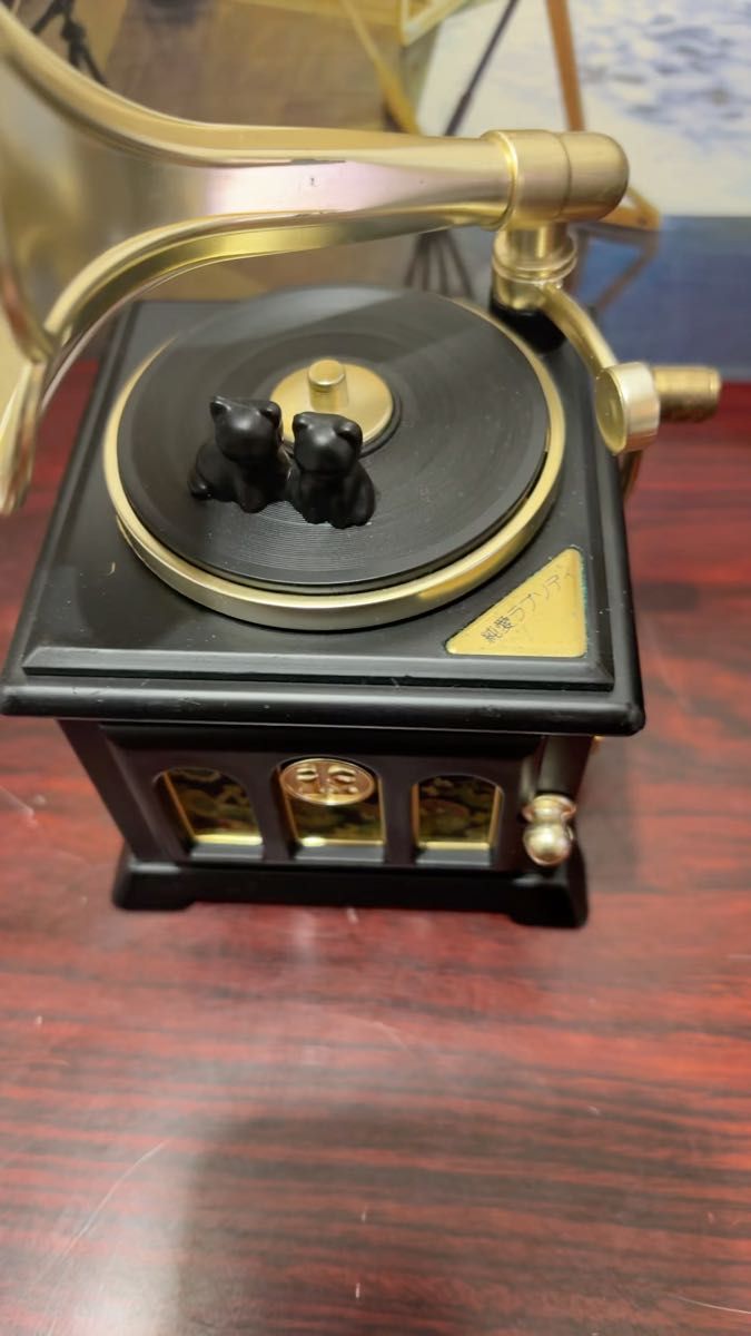 希少】アンティーク調 PHONOGRAPH 蓄音機型 CDプレイヤー｜Yahoo