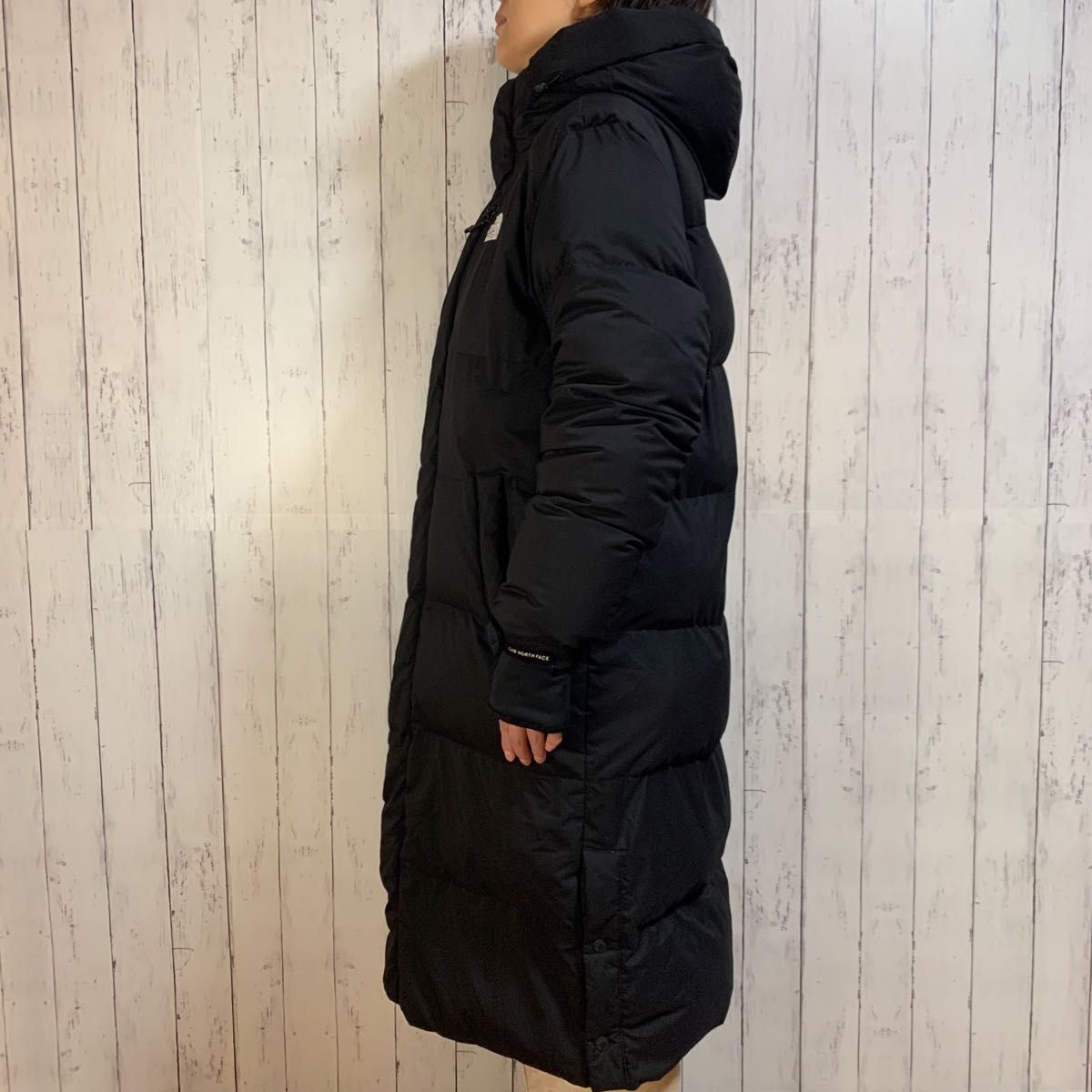 ノースフェイス ロングダウンコート 大きいサイズ メンズ XL ブラック