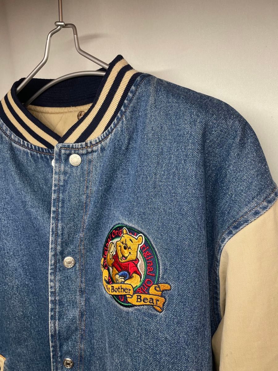 XXXTENTACION着用 Disney プーさん スタジャン ヴィンテージ 90s