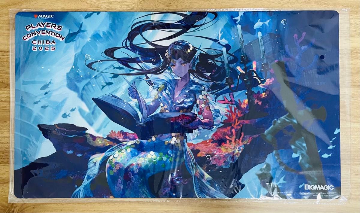 未開封】リスティックの研究 プレイマット 藤ちょこ Rhystic Study MTG