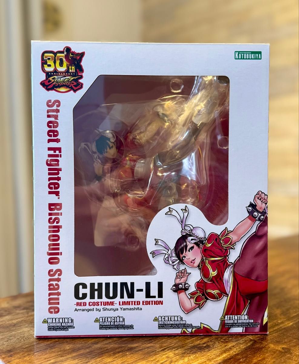 新品未開封 コトブキヤ STREET FIGHTER 春麗 CHUN-LI 赤 チュンリー