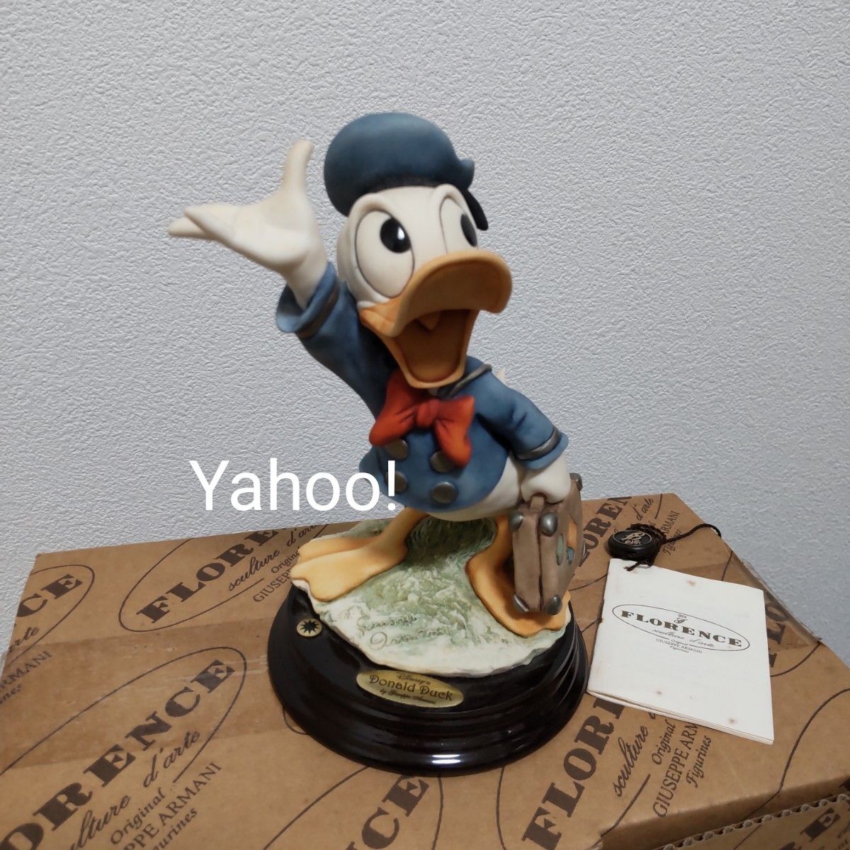 ドナルド フィギュア ジョゼッペアルマーニ ディズニー 置き物 置物