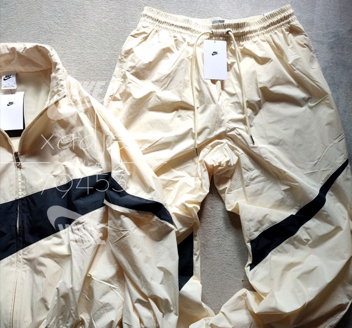 2XL ナイキ ナイロンジャケット ナイロンパンツ ウーブンセットアップ