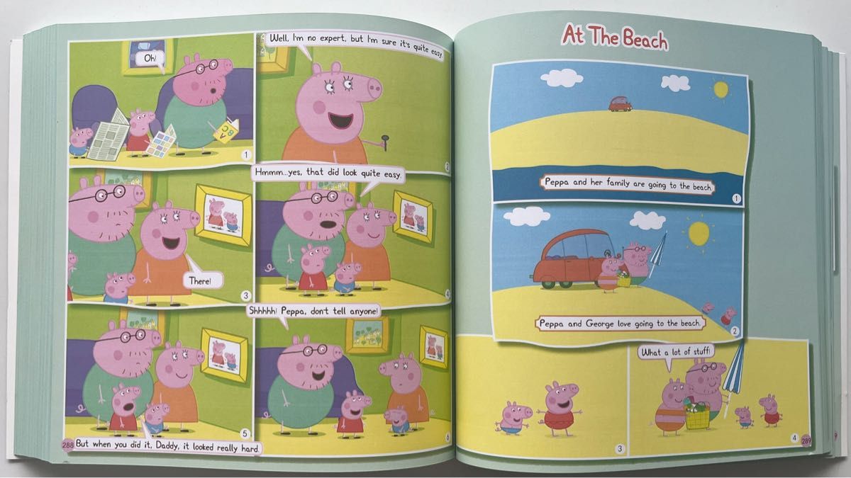Peppa Pig ペッパピッグ漫画版シリーズ1 絵本2冊全冊音源付動画付 新品