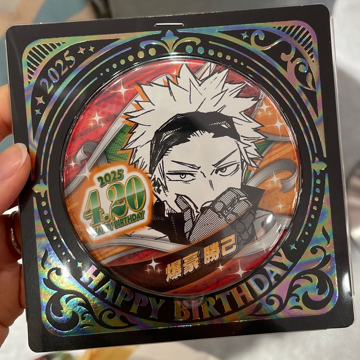 僕のヒーローアカデミア 爆豪勝己 絵札缶バッジ☆最終値下げ☆ 爆豪