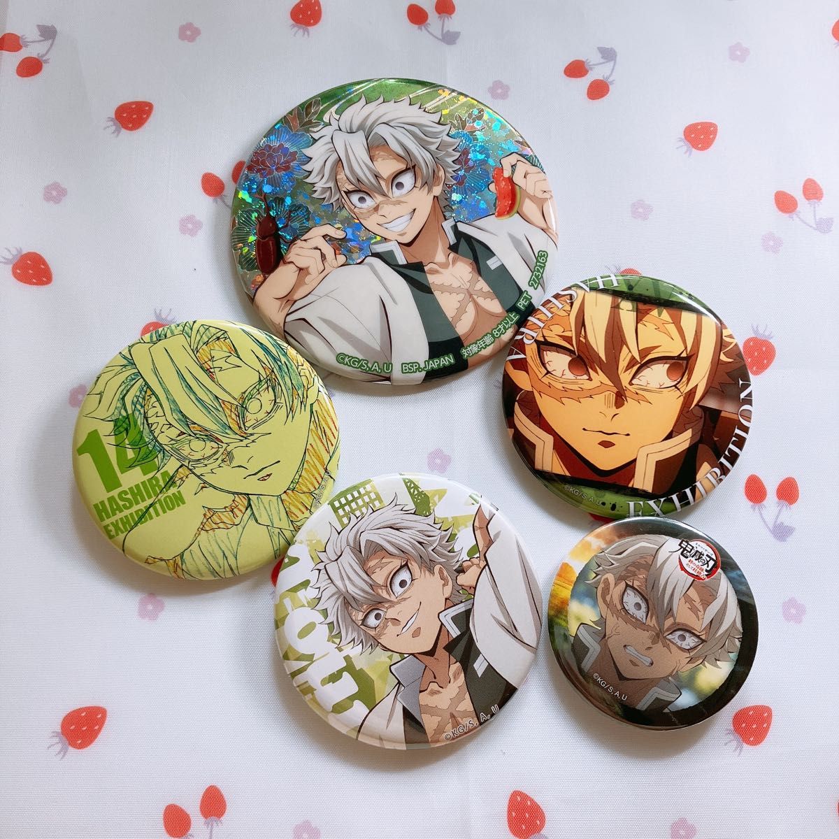 鬼滅の刃 不死川実弥 缶バッジ まとめ売り 鬼滅の刃 不死川実弥 缶