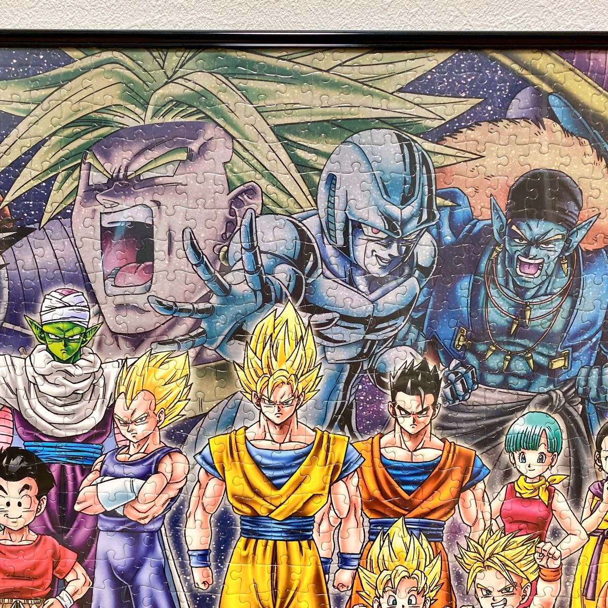 ドラゴンボールZ パズル ジクソーパズル 完成品 額付き 送料無料 当時