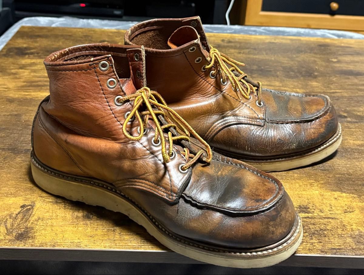 価格交渉可 激渋エイジングRED WING 875 アイリッシュセッター 半円犬