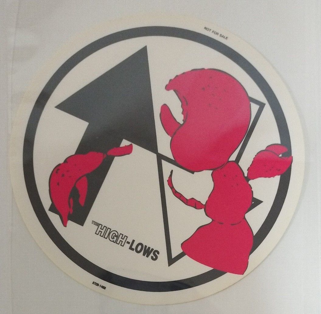 ザ・ハイロウズ 非売品 ステッカー THE HIGH LOWS ブルーハーツ THE