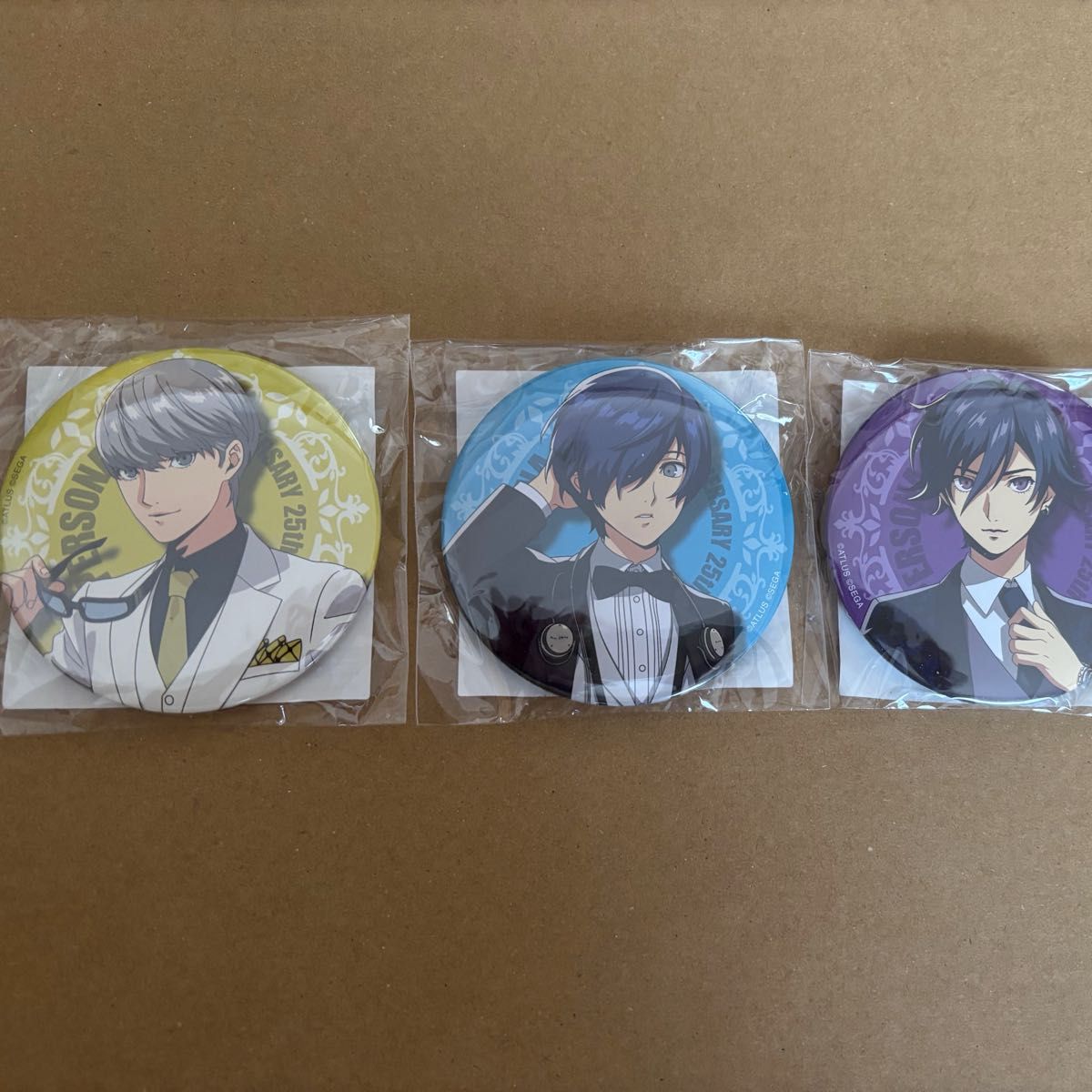 ペルソナ セガラッキーくじオンライン E賞 缶バッジ 主人公 【公式通販】