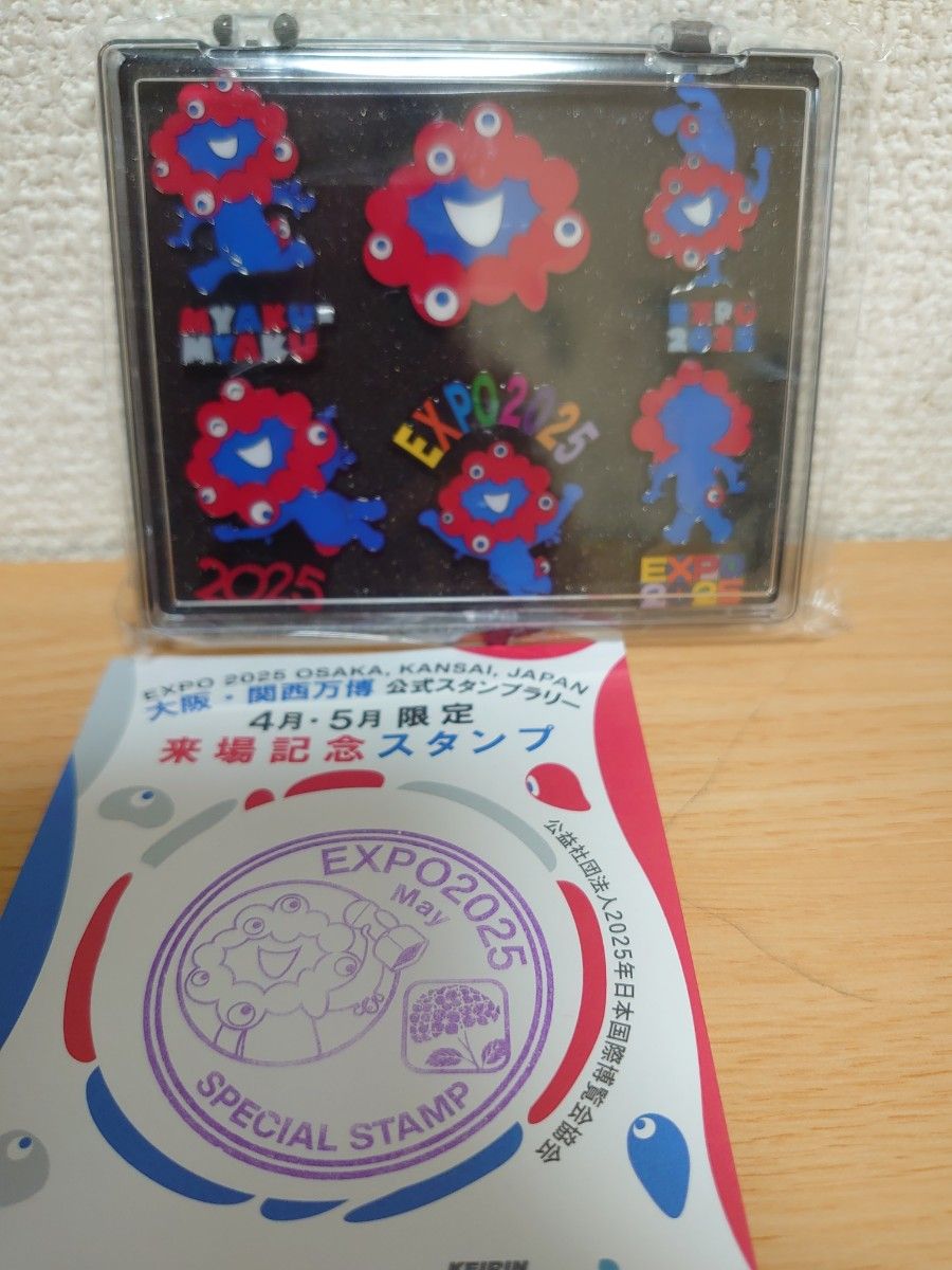 未開封】大阪万博 限定 ミャクミャク ピンバッジ 6個セット 万博