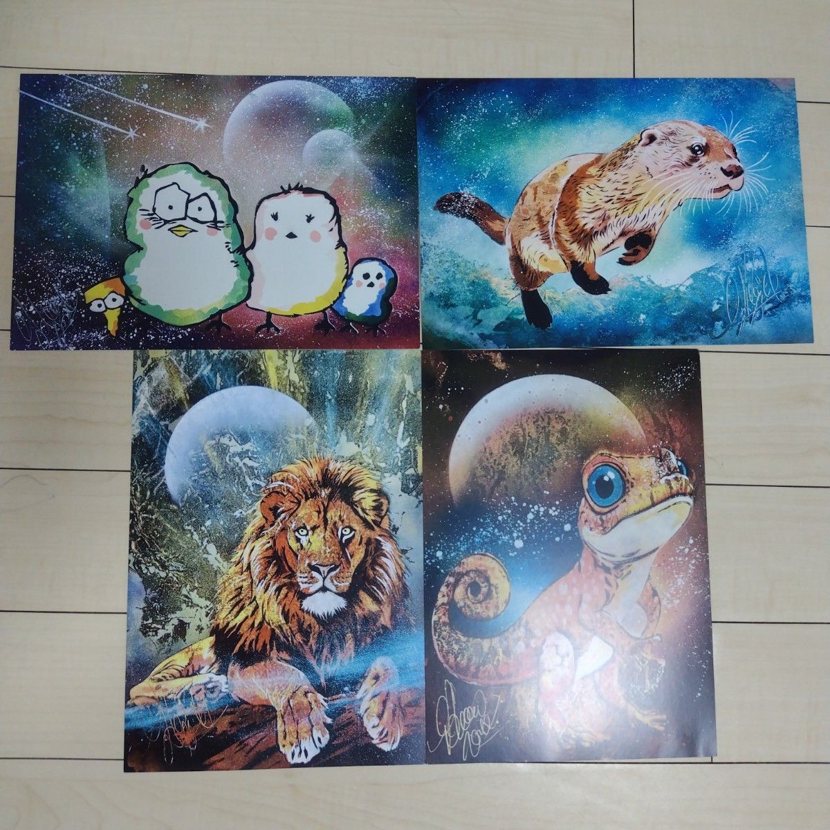 スプレーアートエデン 複製画 4枚セット｜Yahoo!フリマ（旧PayPayフリマ）