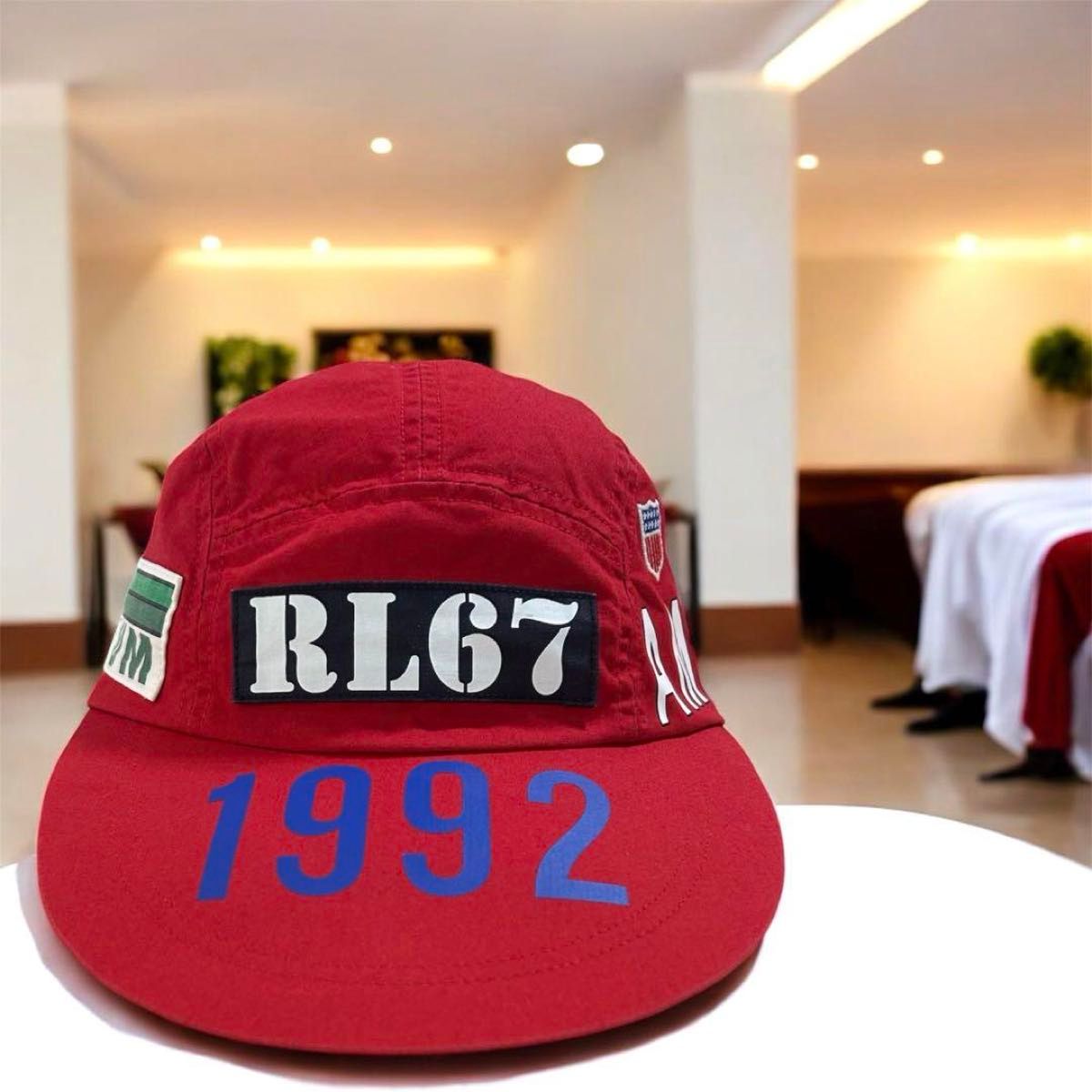 美品 POLO 1992 Long-Bill Cap S/M（ゴールデンサイズ）｜Yahoo!フリマ