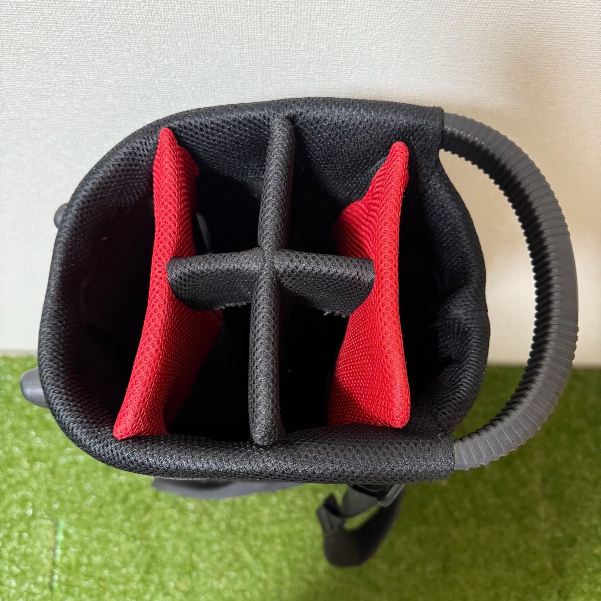 adidas アディダス スタンド式 キャディバッグ ゴルフバッグ フード