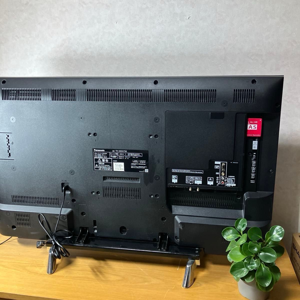 パナソニック 43V型 4K 液晶テレビ スマートビエラ TH-43DX750｜Yahoo