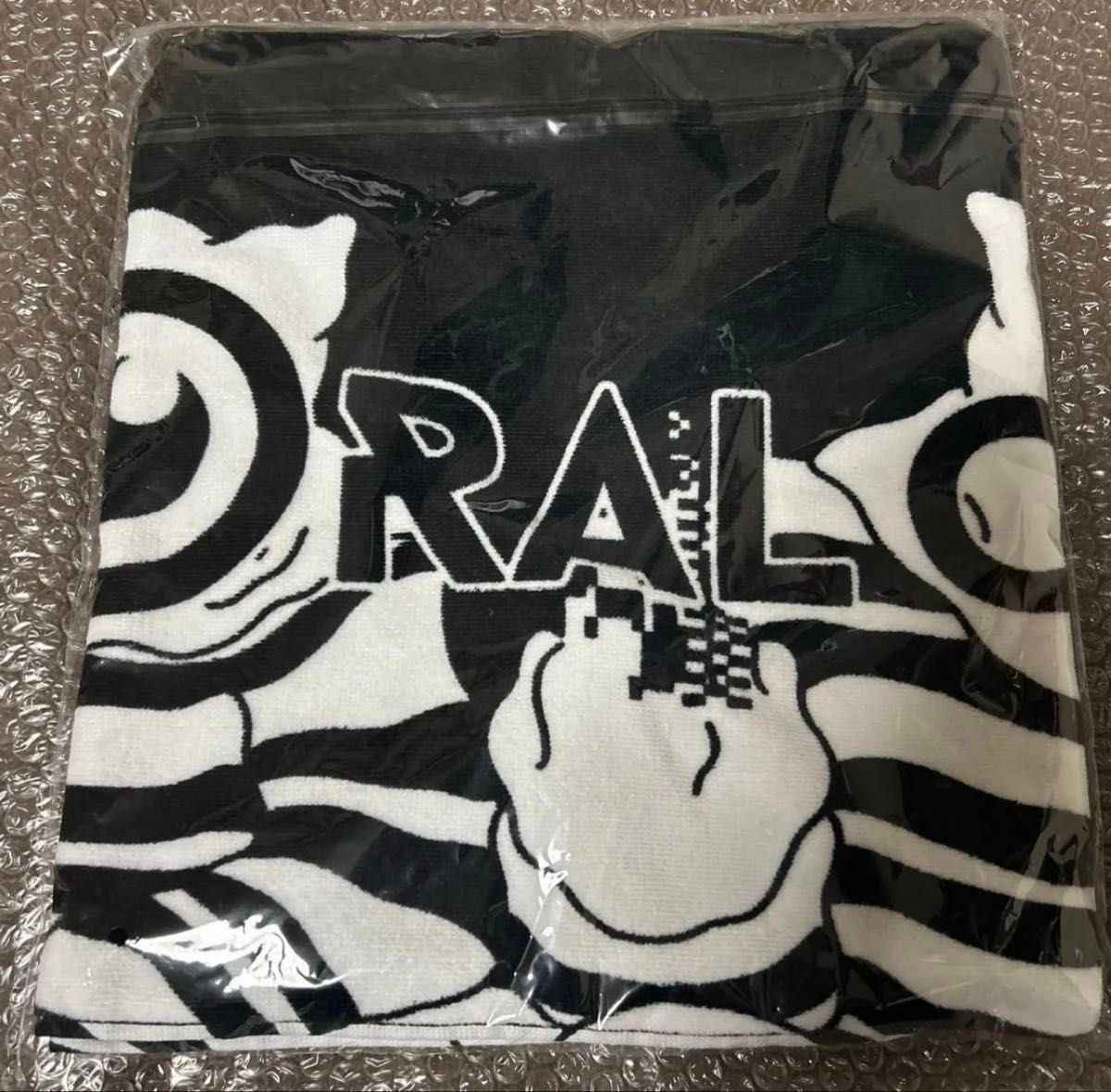 THE ORAL CIGARETTES ODフーディタオル ブラック オーラル 最新グッズ