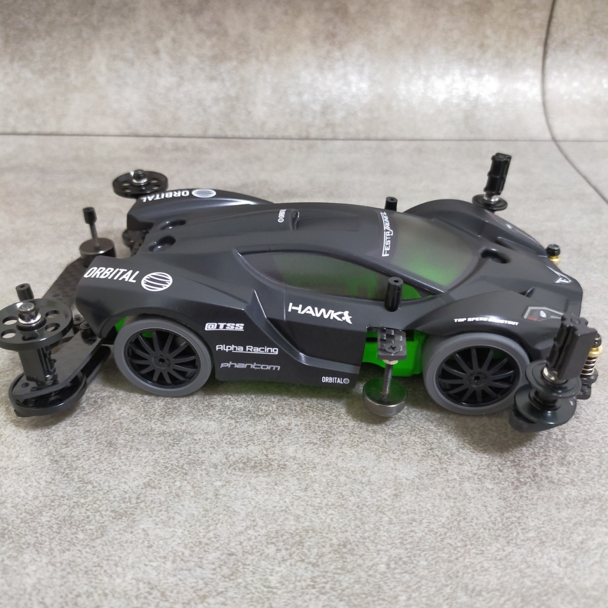 ミニ四駆 フェスタジョーヌ 完成品 MSフレキ ガチマシン｜Yahoo!フリマ