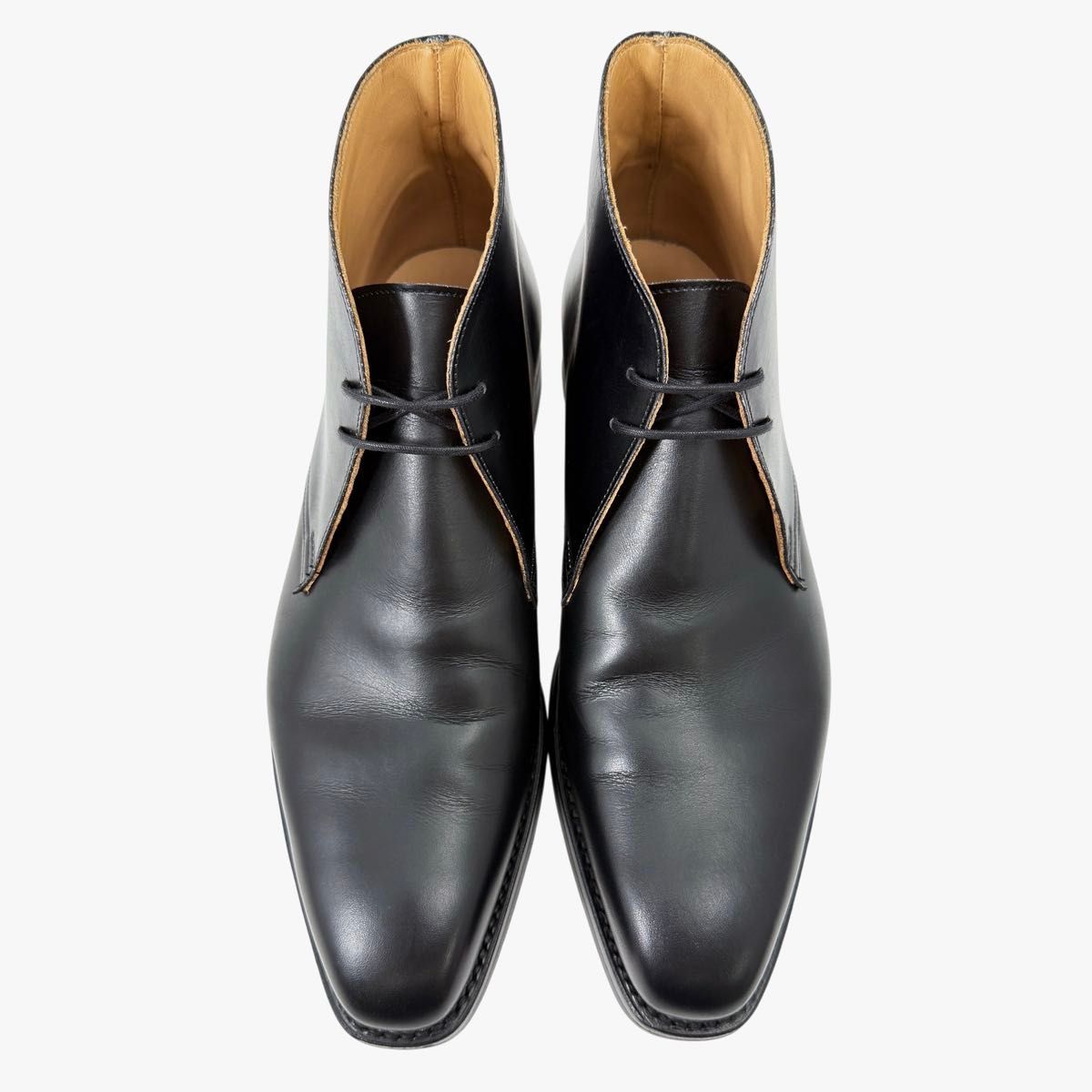 極美品 クロケット&ジョーンズ テットベリー チャッカブーツ ブーツ 黒