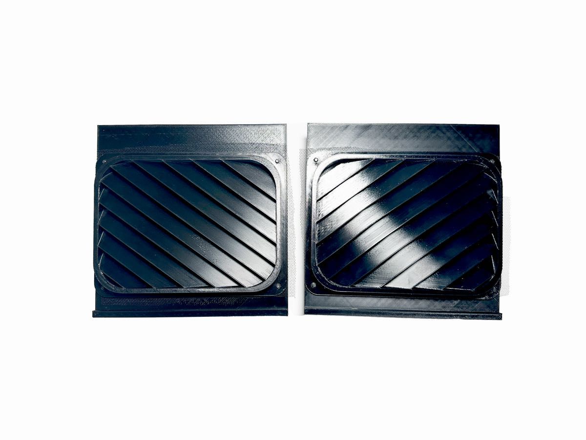 大口径Ver】EcoFlow WAVE 3 自作排気吸気ダクト ネット付き エコフロー