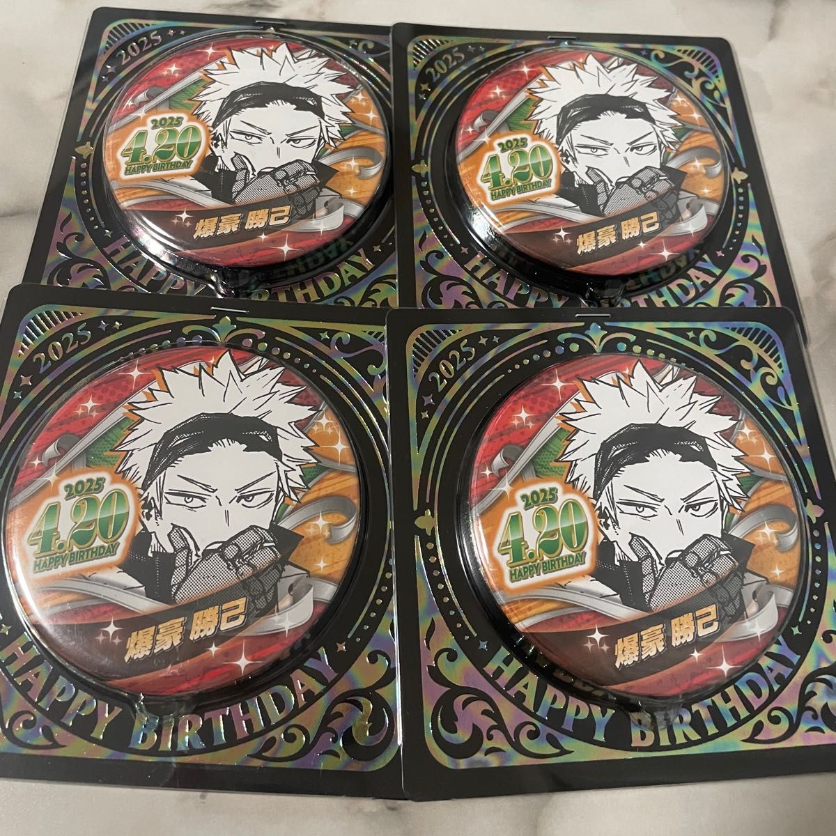 在庫ラスト】爆豪勝己 バースデイ 缶バッジ 2025｜Yahoo!フリマ（旧