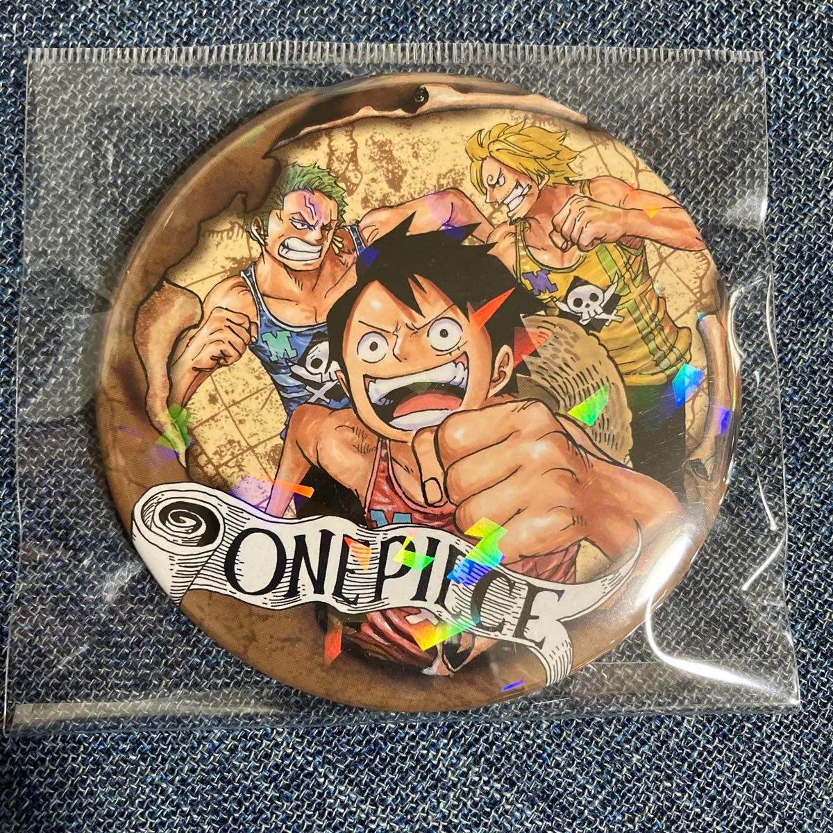 コレクション缶バッジ シークレット ルフィ&ゾロ&サンジ 第7弾 ケンカ