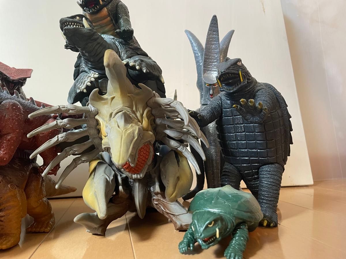 ガメラソフビ11体セット 昭和平成当時物 ギャオスバイラスバルゴン