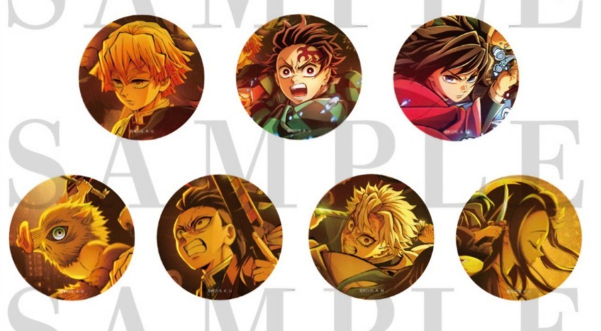 劇場版 鬼滅の刃 無限城編 キービジュアル 缶バッジセットA｜Yahoo