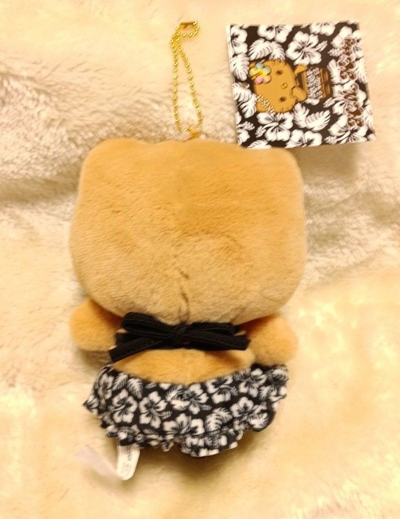 新品 ハローキティ 日焼けキティ マスコットホルダー トコナツ