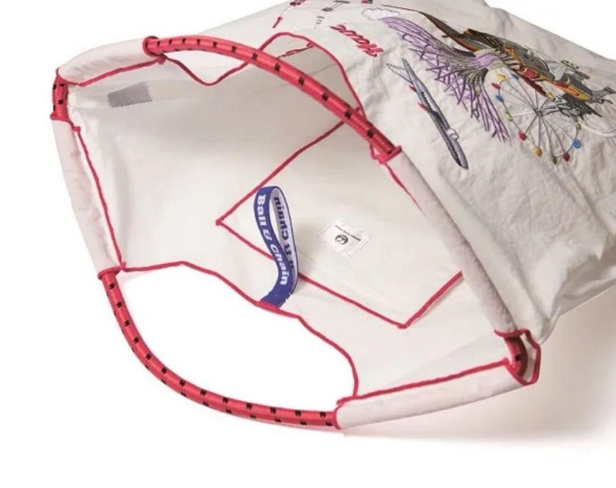 JAL 機内販売 搭乗者限定 ボールアンドチェーン オリジナル バッグ 白