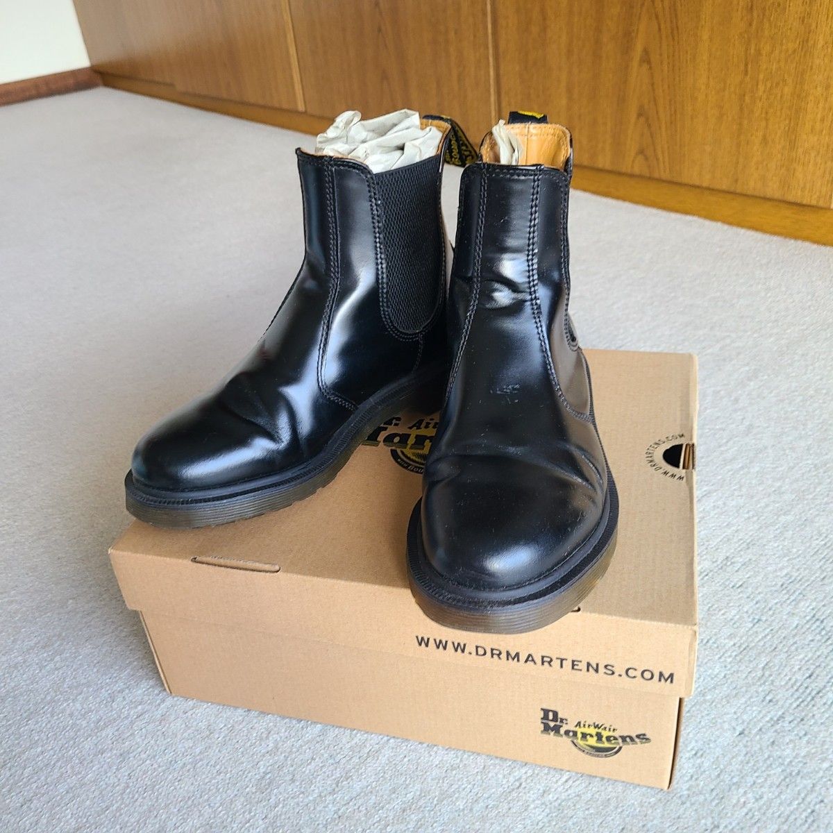 Dr Martens チェルシーブーツ ドクターマーチン uk6 us7 25cm 黒