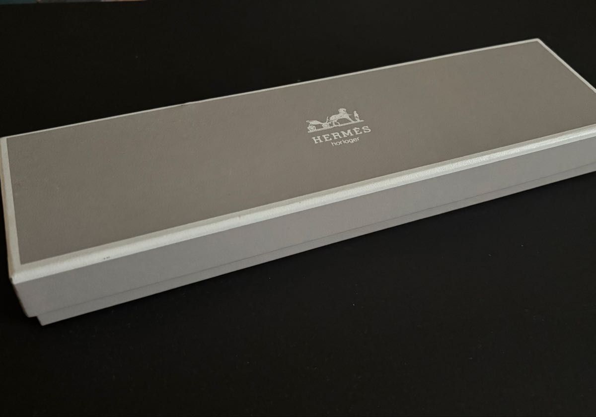 エルメス HERMES 空箱 腕時計 ケース グレー ボックス 時計ケース