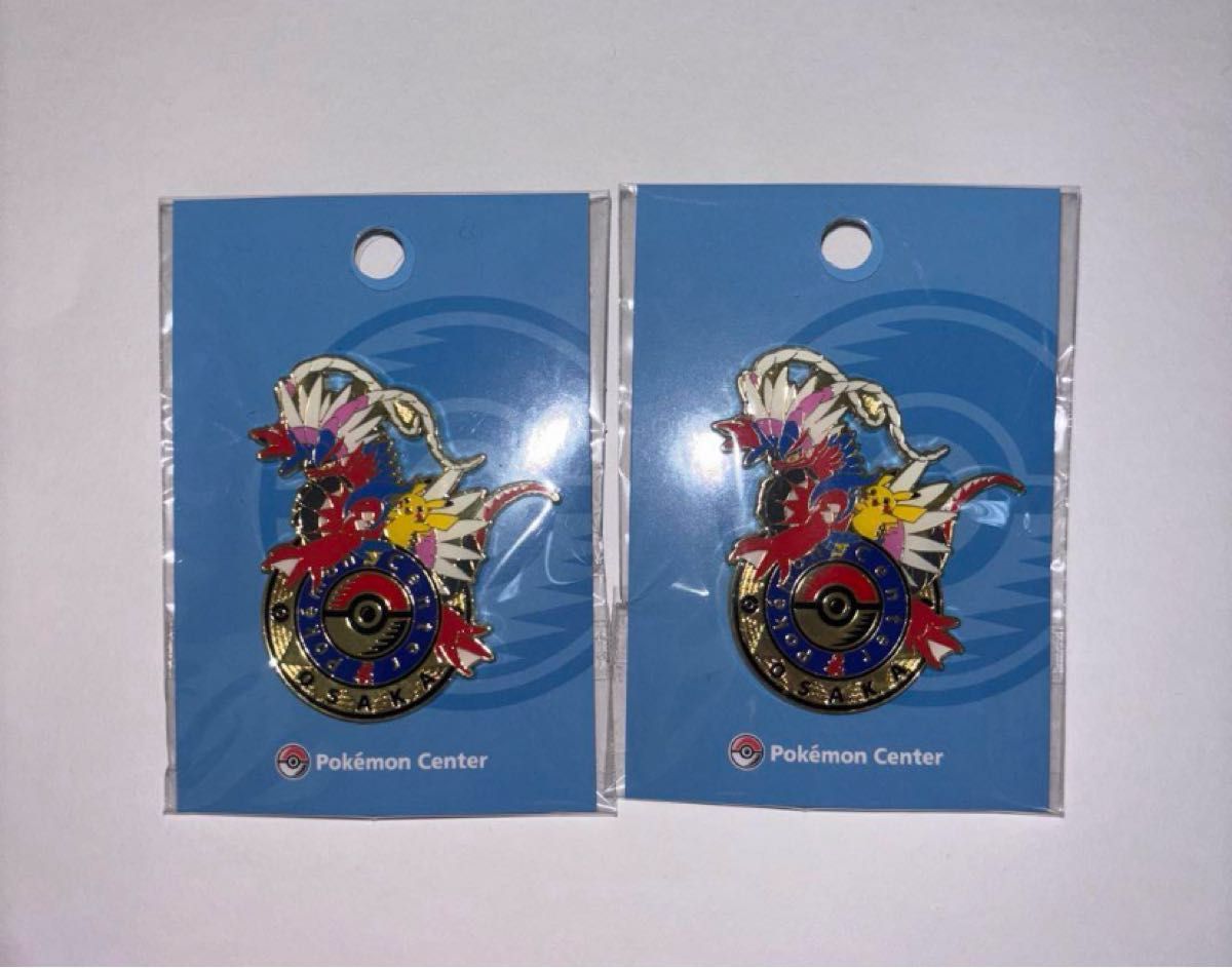 ポケモンセンター 大阪梅田限定 ピンバッジ ロゴピンズ 2セット｜Yahoo
