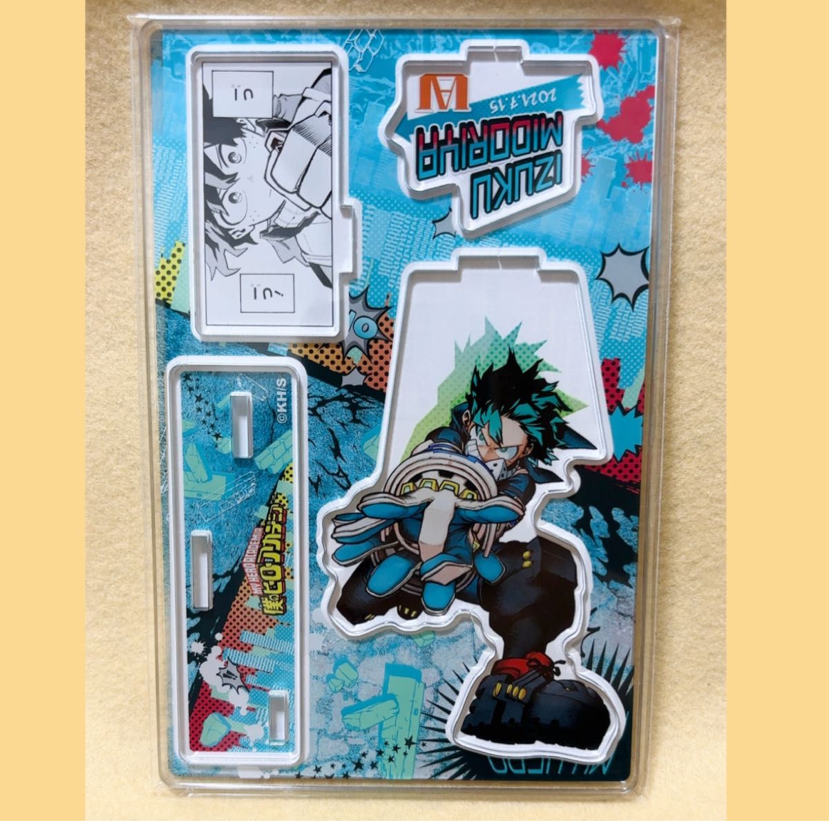 ヒロアカ 原作 名場面ジオラマフィギュア 緑谷出久 アクリルスタンド