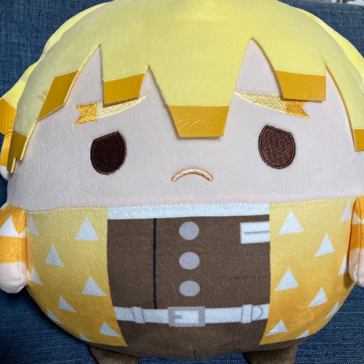 鬼滅の刃 ふわコロりん BIG 我妻善逸 ぬいぐるみ 約30cm 困り顔｜Yahoo