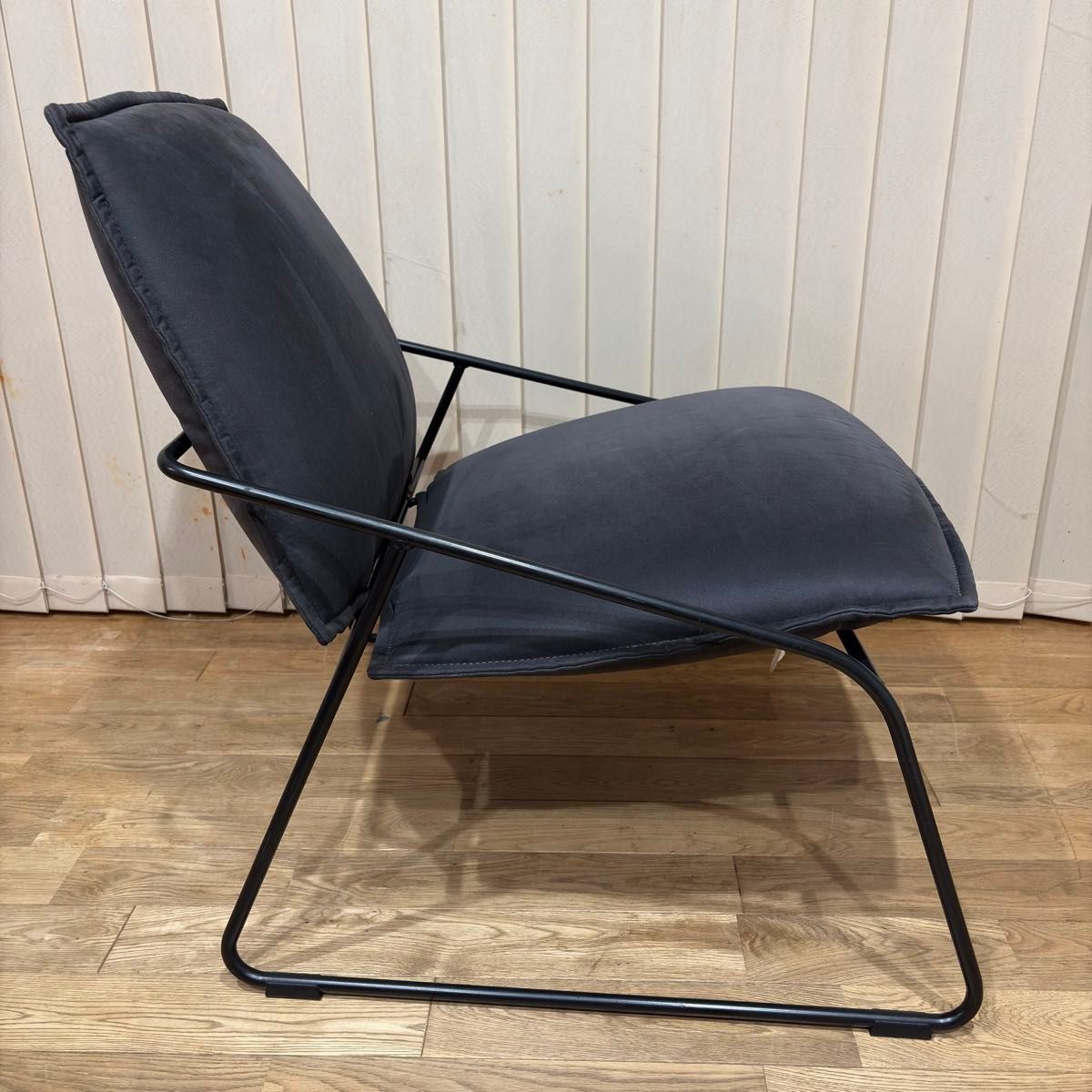 廃盤】IKEA イケア VILLSTAD チェア シングルソファ 限定品 1人掛け 黒