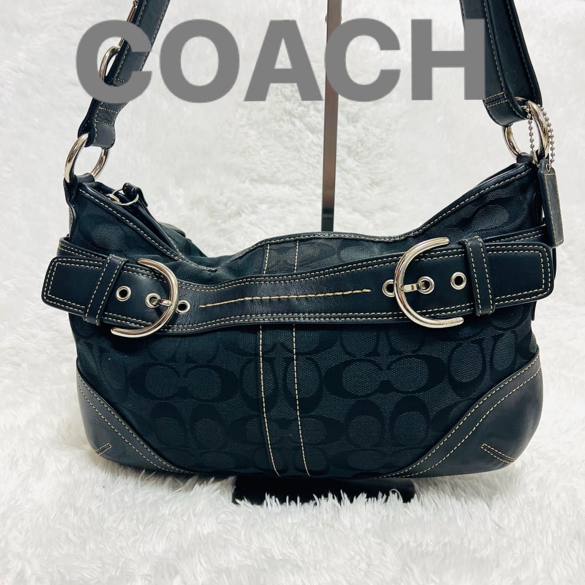 COACH コーチ シグネチャー ショルダーバッグ F07077 2way｜Yahoo