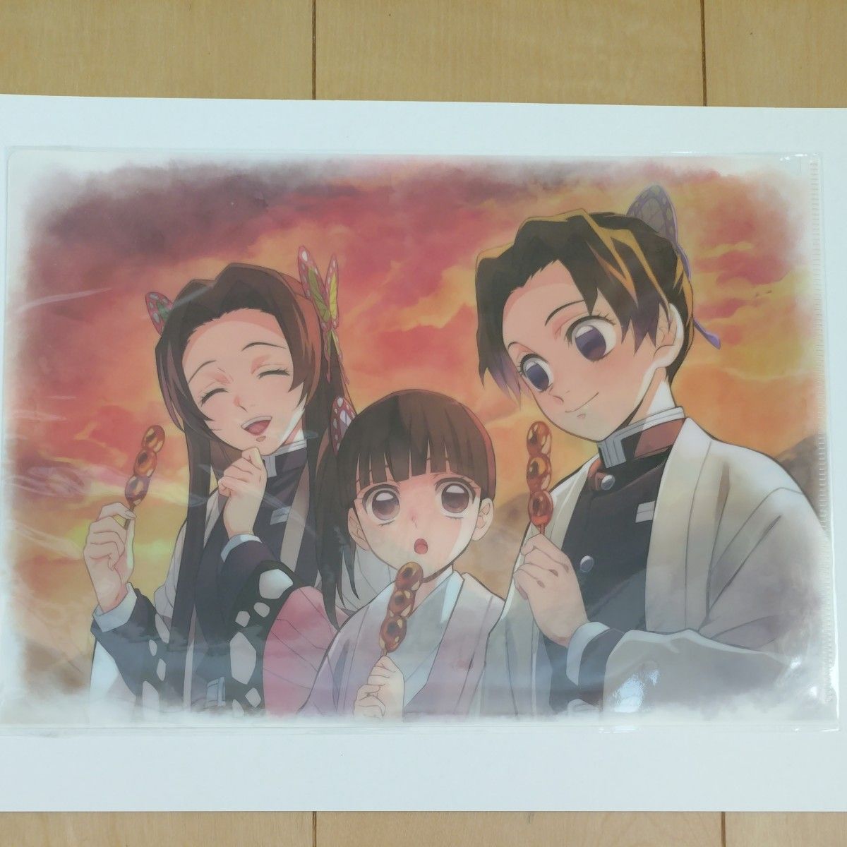 鬼滅の刃 胡蝶三姉妹の夕べ クリアファイル 栗花落カナヲ 胡蝶しのぶ