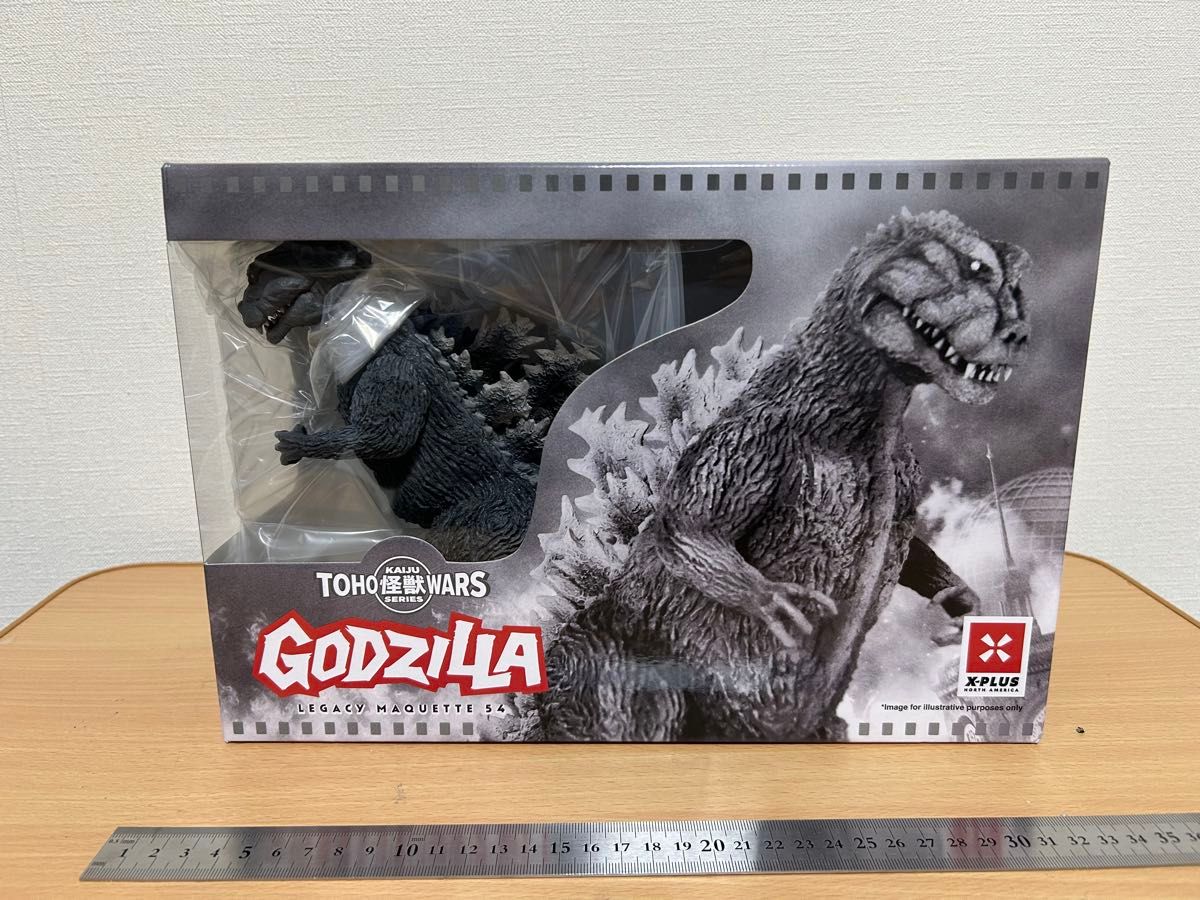 北米限定 X-PLUS ゴジラ195454 雛形 東宝怪獣大戦争シリーズ 北米限定
