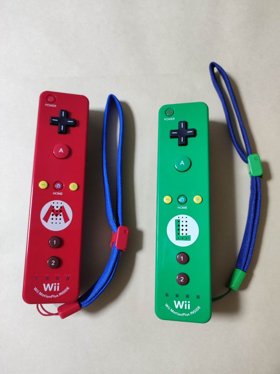 Nintendo Wiiリモコンプラス マリオ＋ルイージ ストラップ付き｜Yahoo