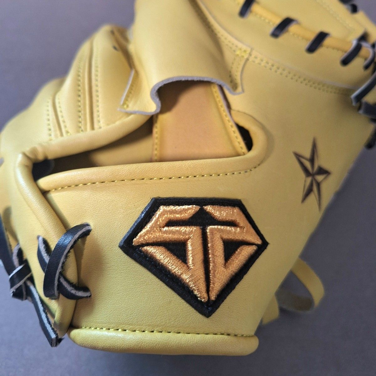 SHINING STAR 硬式用 キャッチャーミット イエロ シャイニングスター