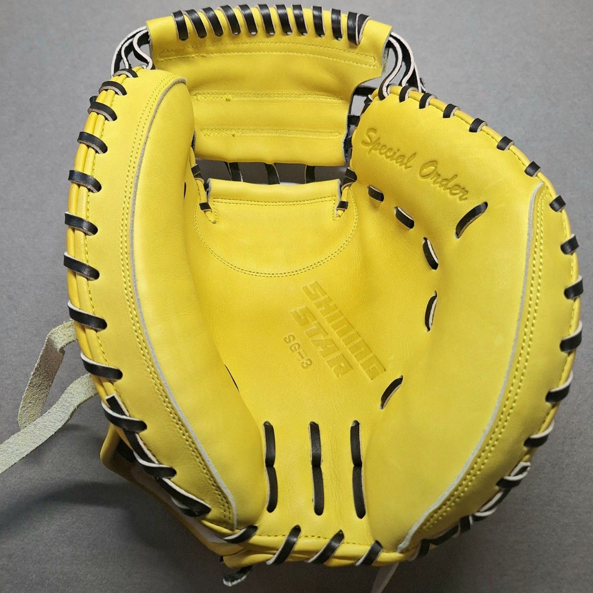 SHINING STAR 硬式用 キャッチャーミット イエロ シャイニングスター