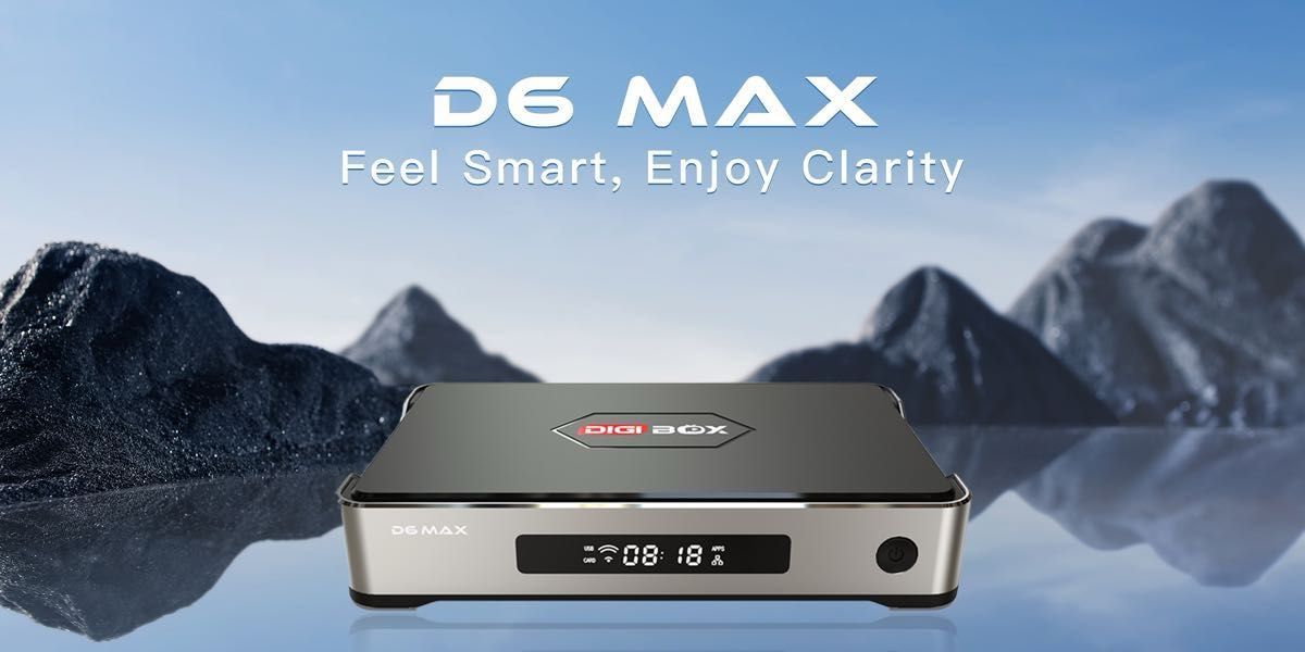 DIGIBOX D6 MAX｜8K対応｜Android12｜Wi-Fi6＋千兆LAN USB×4＋Type-C
