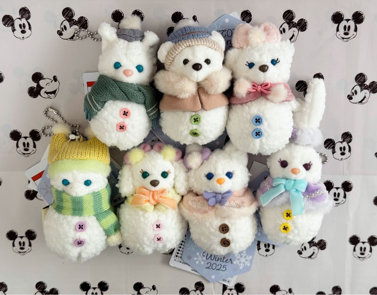 ダッフィーアンドフレンズ シークレットオブスノーウィーデイ 雪だるま