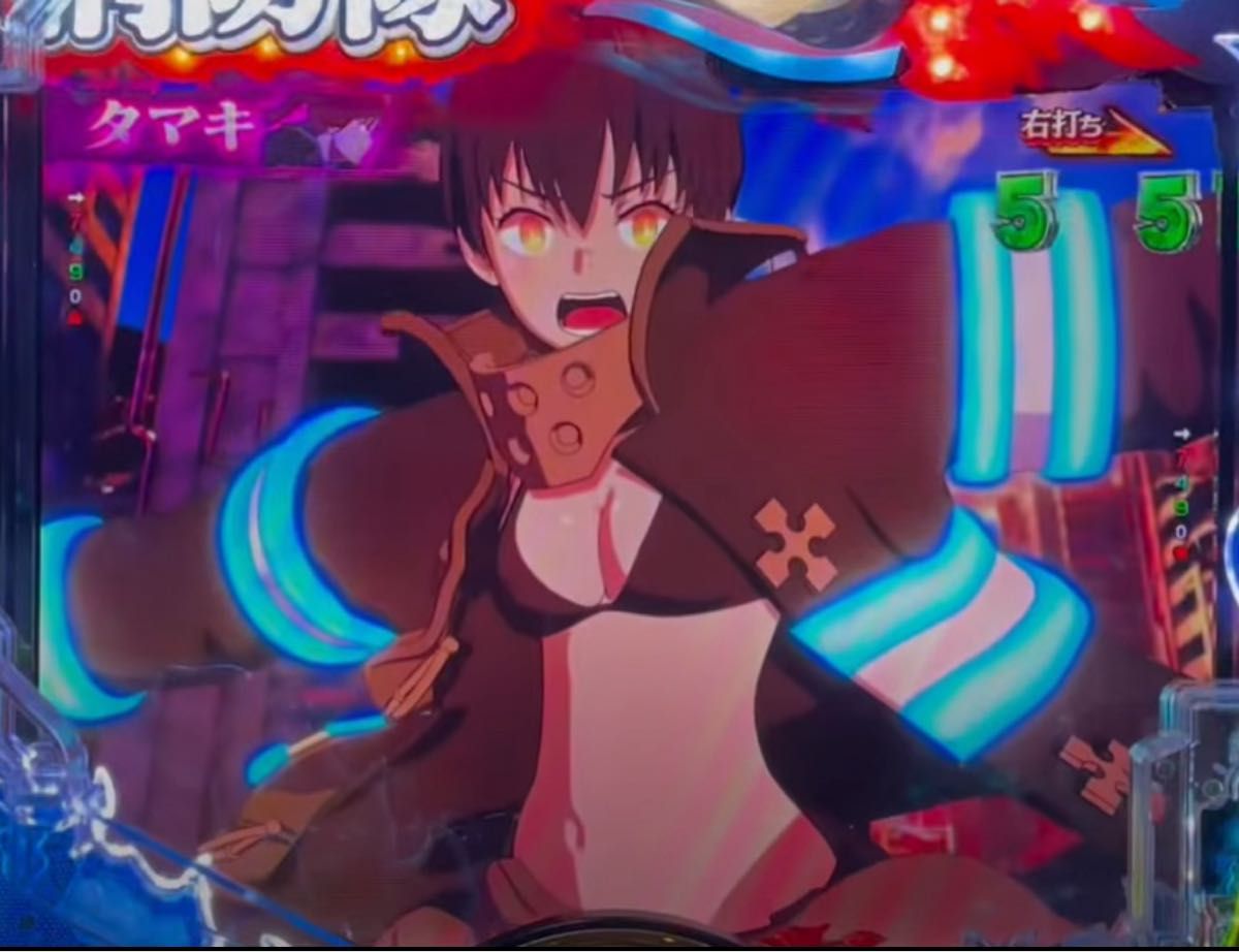 スマパチ 炎炎ノ消防隊2 シンラver 実機 選べるオプション多数 送料