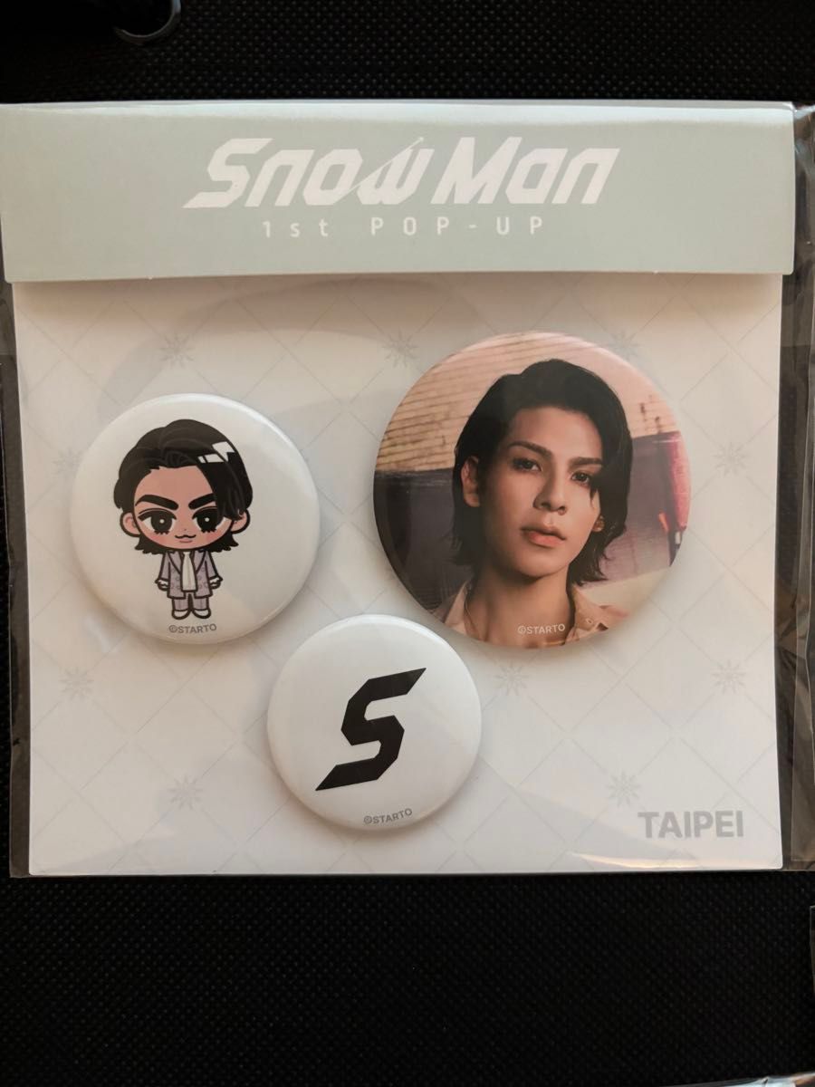 台北 SnowMan popup 9人 缶バッジセット コンプリート 缶バッジ