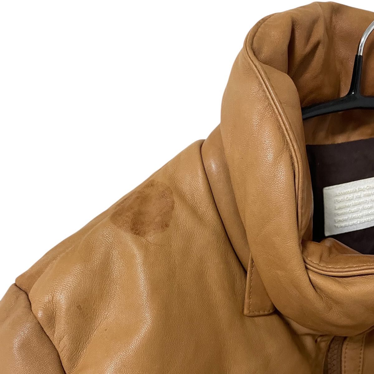 AZ by junhashimoto ジュンハシモト リアルレザーダウンジャケット