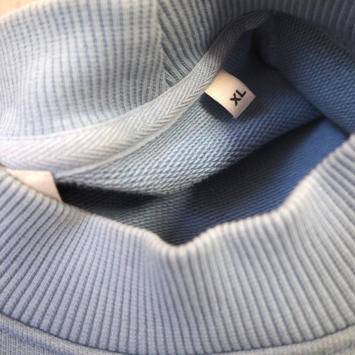 アミパリス スウェットトレーナープルオーバー 水色 XL メンズ AMI