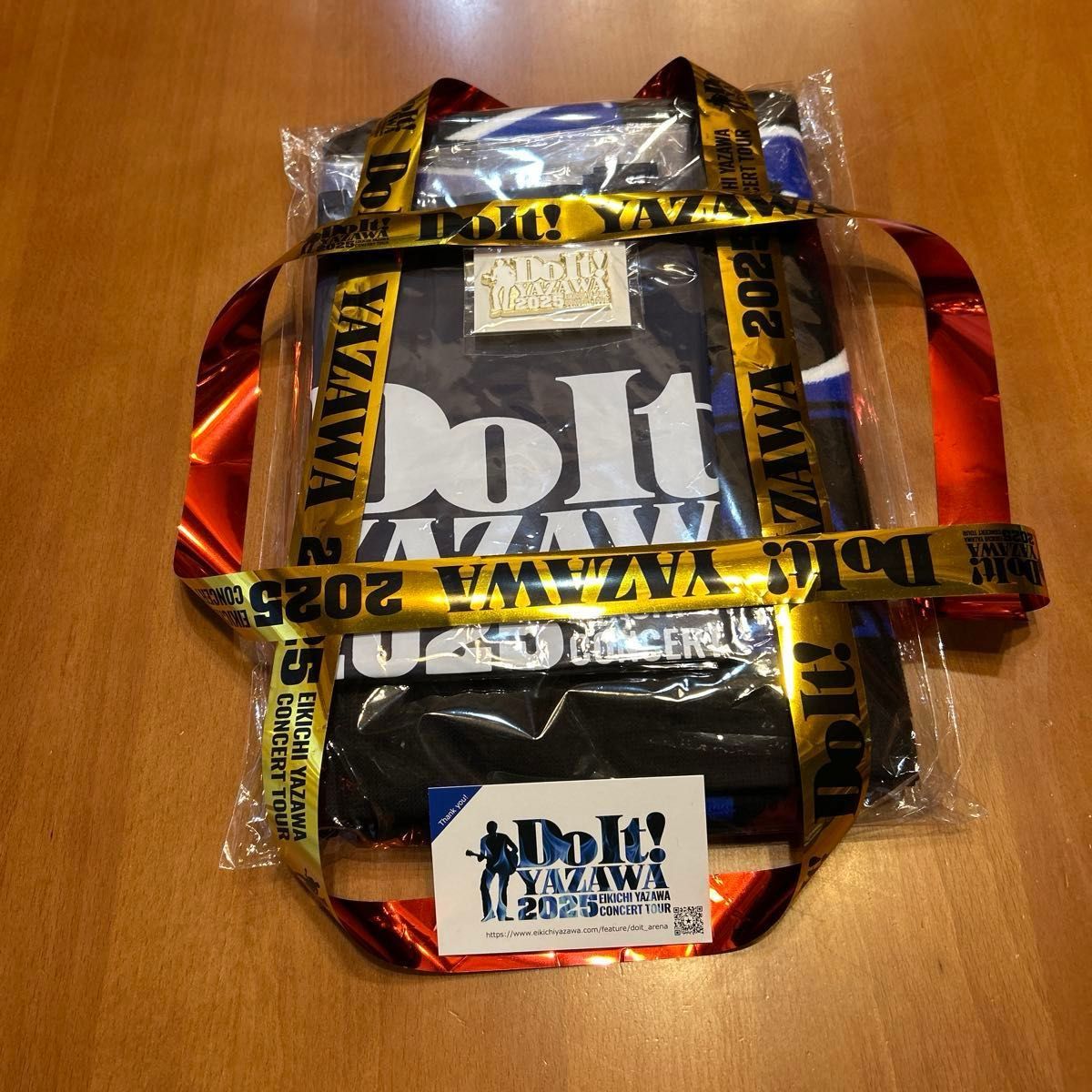 札幌公演SS席限定矢沢永吉Do It!2025 タオル トラバス金テープ 未開封