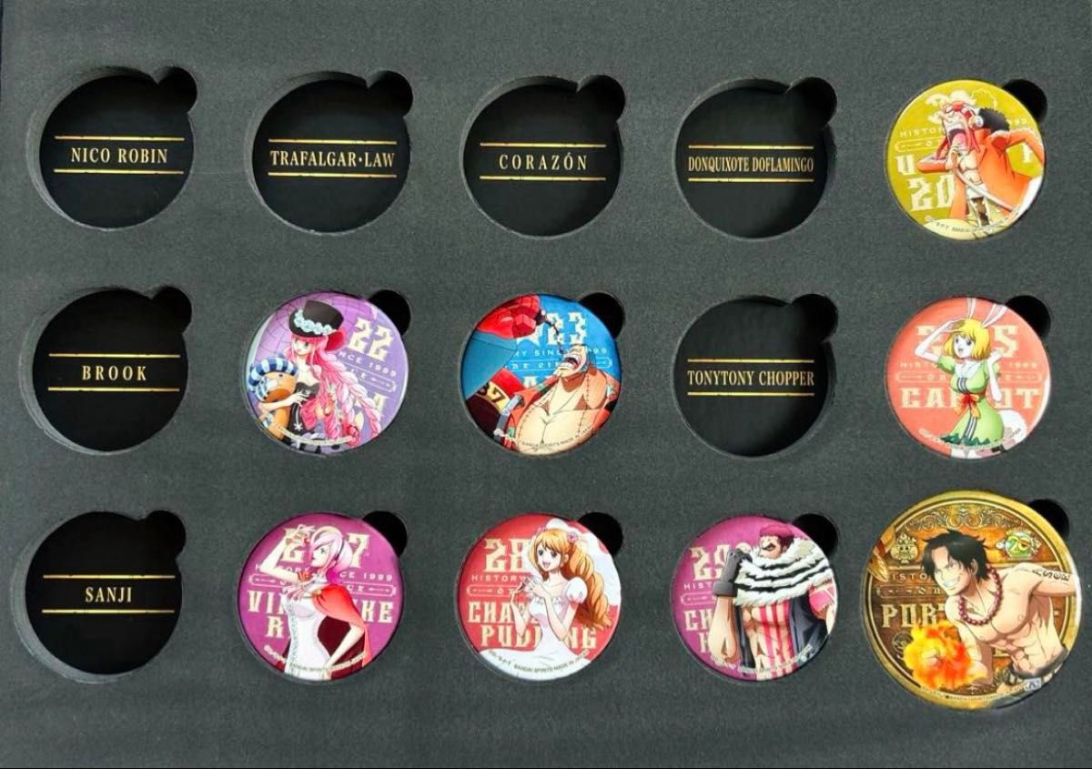ONE PIECE とるパカ ワンピースアニメ20周年記念 缶バッジ BIG缶バッジ